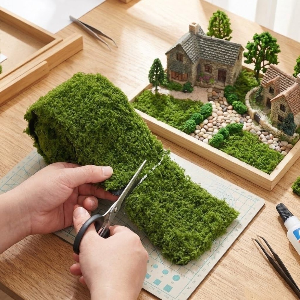 Preserved Moss Sheet - Искусственный коврик из мха, искусственная дорожка