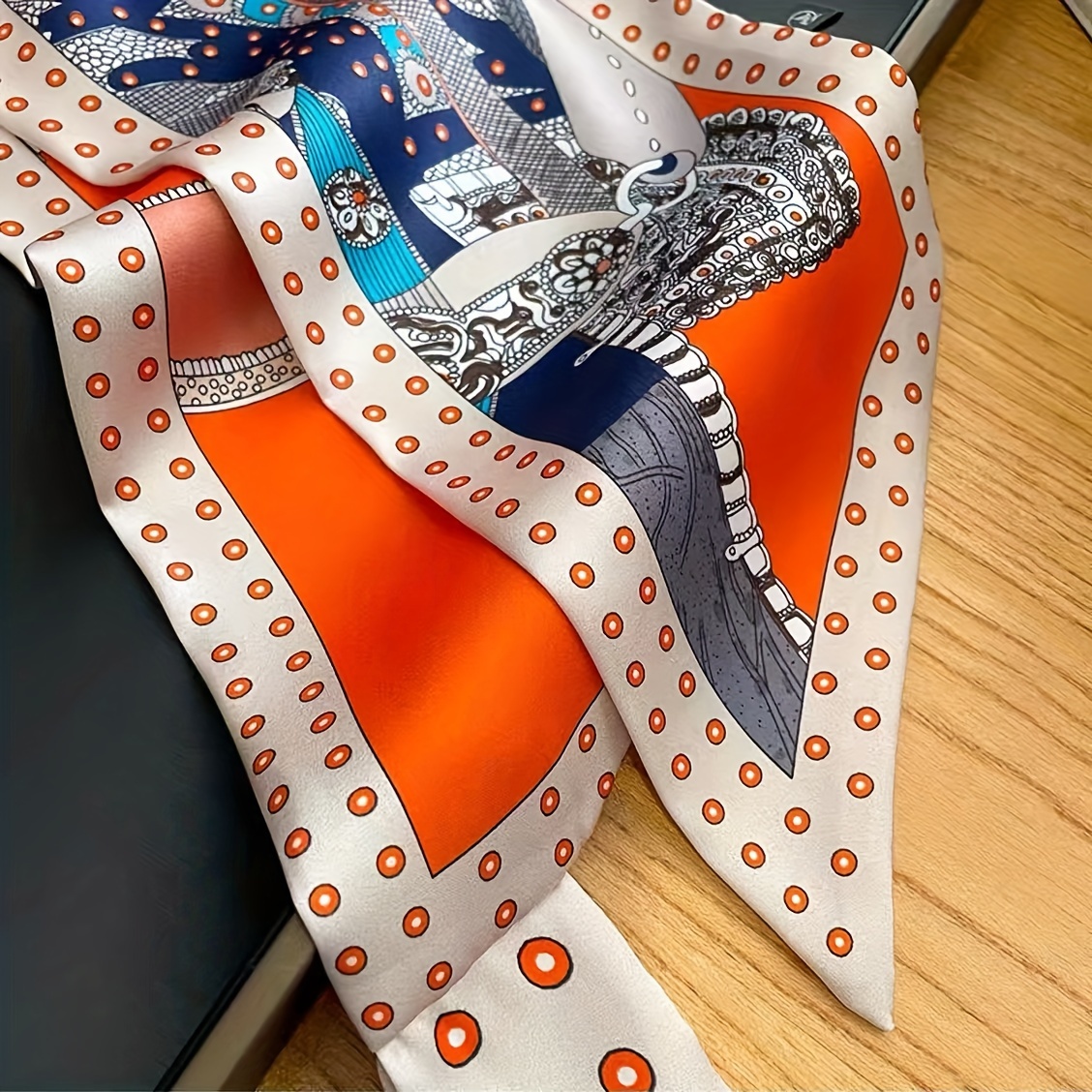 Женский атласный шейный платок – обзор и цена Ribbon Wired Satin