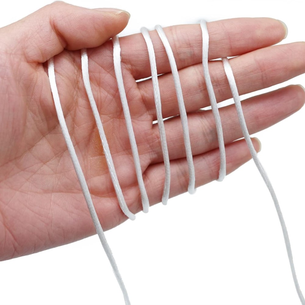 Нейлоновый атласный шнур 0,8/1 – обзор и цена Ribbon Wired Satin